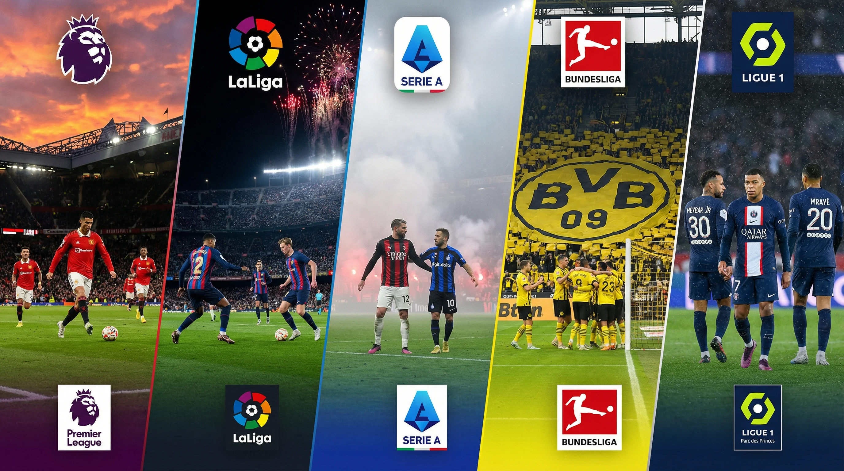 欧洲五大联赛精彩集锦展示